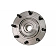 515058 Front, Driver or Passenger Side Wheel Hub, 8 Lugs, With Bearing, Problem Solver Series