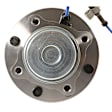 515060 Front, Driver or Passenger Side Wheel Hub, 8 Lugs, With Bearing, Problem Solver Series