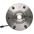 515066 Front, Driver or Passenger Side Wheel Hub, 6 Lugs, With Bearing, Problem Solver Series