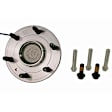 515071 Front, Driver or Passenger Side Wheel Hub, includes Bearing, Rear Wheel Drive, 6 Stud Hub, For Models with 17 in. Wheels
