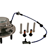 515071 Front, Driver or Passenger Side Wheel Hub, includes Bearing, Rear Wheel Drive, 6 Stud Hub, For Models with 17 in. Wheels