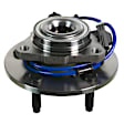 515073 Front, Driver or Passenger Side Wheel Hub, 5 Lugs, With Bearing, Problem Solver Series