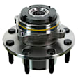 515076 Front, Driver or Passenger Side Wheel Hub, 8 Lugs, With Bearing, 4WD, Problem Solver Series