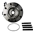 515077 Front, Driver or Passenger Side Wheel Hub, 8 Lugs, With Bearing, Problem Solver Series