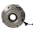 515081 Front, Driver or Passenger Side Wheel Hub, 8 Lugs, With Bearing, Problem Solver Series