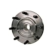 515088 Front, Driver or Passenger Side Wheel Hub, 8 Lugs, With Bearing, 4WD, Problem Solver Series