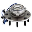 515089 Front, Driver or Passenger Side Wheel Hub, 8 Lugs, With Bearing, RWD, Problem Solver Series