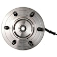 515095 Front, Driver or Passenger Side Wheel Hub, 6 Lugs, With Bearing, 4WD, 5.4L, 8Cyl, Problem Solver Series