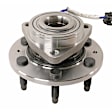515096 Front, Driver or Passenger Side Wheel Hub, 6 Lugs, With Bearing,, Problem Solver Series