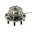 515099 Front, Driver or Passenger Side Wheel Hub, 8 Lugs, With Bearing, Problem Solver Series