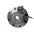 515099 Front, Driver or Passenger Side Wheel Hub, 8 Lugs, With Bearing, Problem Solver Series