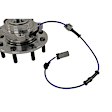 515099 Front, Driver or Passenger Side Wheel Hub, 8 Lugs, With Bearing, Problem Solver Series