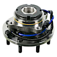 515100 Front, Driver or Passenger Side Wheel Hub, 8 Lugs, With Bearing, Problem Solver Series