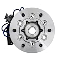 515110 Front, Driver Side Wheel Hub, 6 Lugs, With Bearing, 4WD, Problem Solver Series