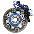 515111 Front, Passenger Side Wheel Hub, 6 Lugs, With Bearing, 4WD, Problem Solver Series