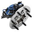 515111 Front, Passenger Side Wheel Hub, 6 Lugs, With Bearing, 4WD, Problem Solver Series