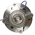 515117 Front, Driver or Passenger Side Wheel Hub, 6 Lugs, With Bearing, RWD, Problem Solver Series