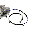 515117 Front, Driver or Passenger Side Wheel Hub, 6 Lugs, With Bearing, RWD, Problem Solver Series
