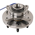 515119 Front, Driver or Passenger Side Wheel Hub, 6 Lugs, With Bearing, 4WD, Problem Solver Series