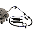 515131 Front, Driver or Passenger Side Wheel Hub, 8 Lugs, With Bearing, 4WD, Problem Solver Series