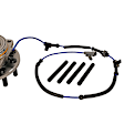 515132 Front, Driver or Passenger Side Wheel Hub, 10 Lugs, Sensor Included, 4 X 2, Problem Solver Series