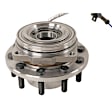 515133 Front, Driver or Passenger Side Wheel Hub, 10 Lugs, With Bearing, 4 X 4, Problem Solver Series