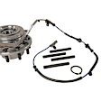 515133 Front, Driver or Passenger Side Wheel Hub, 10 Lugs, With Bearing, 4 X 4, Problem Solver Series