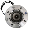 515137 Front, Driver or Passenger Side Wheel Hub, 8 Lugs, With Bearing, Problem Solver Series