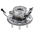 515144 Front, Driver or Passenger Side Wheel Hub, 8 Lugs, With Bearing, 4WD, Problem Solver Series