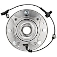 515144 Front, Driver or Passenger Side Wheel Hub, 8 Lugs, With Bearing, 4WD, Problem Solver Series