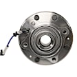 515145 Front, Driver or Passenger Side Wheel Hub, 8 Lugs, With Bearing, 4WD, Problem Solver Series