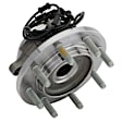 515148 Front, Driver or Passenger Side Wheel Hub, 8 Lugs, With Bearing, 4WD, Problem Solver Series