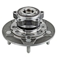 515153 Front, Driver or Passenger Side Wheel Hub, 5 Lugs, With Bearing,, Problem Solver Series