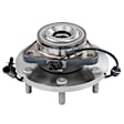 515155 Front, Driver or Passenger Side Wheel Hub, 6 Lugs, With Bearing, 4WD, 5.6L, 8Cyl, Problem Solver Series