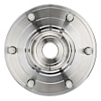 515155 Front, Driver or Passenger Side Wheel Hub, 6 Lugs, With Bearing, 4WD, 5.6L, 8Cyl, Problem Solver Series