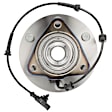 515155 Front, Driver or Passenger Side Wheel Hub, 6 Lugs, With Bearing, 4WD, 5.6L, 8Cyl, Problem Solver Series