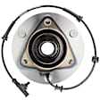 515156 Front, Driver or Passenger Side Wheel Hub, 6 Lugs, With Bearing, RWD, 5.6L, 8Cyl, Problem Solver Series