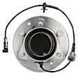 515159 Front, Driver or Passenger Side Wheel Hub, 6 Lugs, With Bearing, RWD, Problem Solver Series