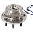 515162 Front, Driver or Passenger Side Wheel Hub, 8 Lugs, With Bearing,, Problem Solver Series