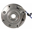 515162 Front, Driver or Passenger Side Wheel Hub, 8 Lugs, With Bearing,, Problem Solver Series