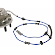 515162 Front, Driver or Passenger Side Wheel Hub, 8 Lugs, With Bearing,, Problem Solver Series