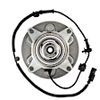 515166 Front, Driver or Passenger Side Wheel Hub, 6 Lugs, Sensor Included, Problem Solver Series