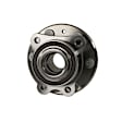 515167 Front, Driver or Passenger Side Wheel Hub, 6 Lugs, With Bearing, Sensor Included, 4WD, Problem Solver Series