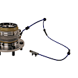 515171 Front, Driver or Passenger Side Wheel Hub, 6 Lugs, With Bearing, Sensor Included, Problem Solver Series