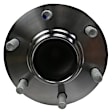 515172 Front, Driver or Passenger Side Wheel Hub, 6 Lugs, With Bearing, Sensor Included, RWD, Problem Solver Series