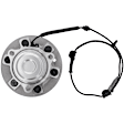 515180 Front, Driver or Passenger Side Wheel Hub, 6 Lugs, With Bearing, RWD, Problem Solver Series