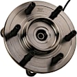 515181 Front, Driver or Passenger Side Wheel Hub, 5 Lugs, With Bearing, 4WD, 3.5L, 6Cyl, Problem Solver Series