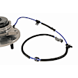 515194 Front, Driver or Passenger Side Wheel Hub, 5 Lugs,, RWD, Problem Solver Series
