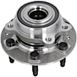 515197 Front, Driver or Passenger Side Wheel Hub, 6 Lugs, With Bearing, 4WD