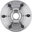 515197 Front, Driver or Passenger Side Wheel Hub, 6 Lugs, With Bearing, 4WD